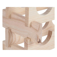 Flaschenregal Kipit GL6G natürlich 36,5 x 21 x 25 cm 6 Flaschen