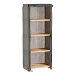 Regal Kipit MH10228H Braun Grau Holz 30 x 113 x 42 cm