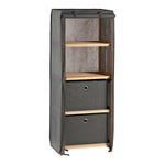 Regal Kipit MH10228H-1 Braun Grau Holz 28 x 113 x 42 cm