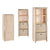 Regal Kipit MH10228CF-1 Braun Beige Holz 28 x 113 x 42 cm