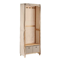 Garderobe Kipit MH18002 Beige Holz 31,5 x 58 x 168 cm