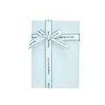 Set dekorativer Karten Blau Pappe Schleife 3 Stücke