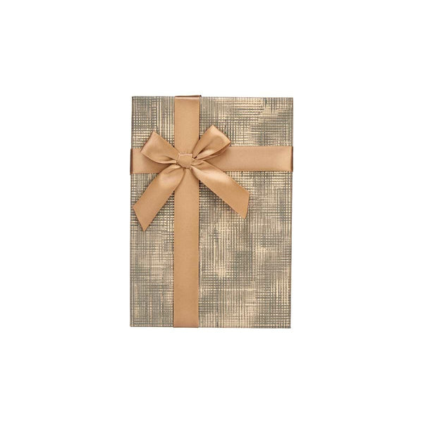 Set dekorativer Karten Pincello Braun Schwarz Pappe Streifen Schleife 3 Stücke