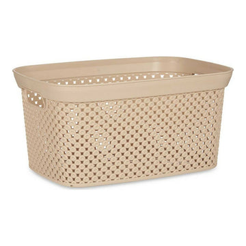 Korb Kipit 081057-5 Beige Kunststoff 10 L 24 x 17 x 35 cm