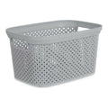 Korb Kipit Grau Kunststoff 3 L 16,5 x 12,5 x 23 cm