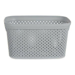 Korb Kipit Grau Kunststoff 3 L 16,5 x 12,5 x 23 cm