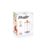 Teekanne Vivalto SW8132 600ML SW8132 600ML natürlich Glas Bambus Borosilikatglas 600 ml