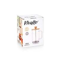 Teekanne Vivalto SW8132 600ML SW8132 600ML natürlich Glas Bambus Borosilikatglas 600 ml