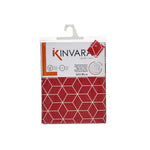 Tischdecke Kinvara Weiß Granatrot Abdeckung