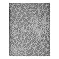 Tischdecke Kinvara BABEL GRIS 48 Weiß Grau Jacquard