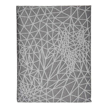 Tischdecke Kinvara BABEL GRIS 48 Weiß Grau Jacquard