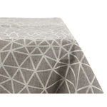 Tischdecke Kinvara BABEL GRIS 48 Weiß Grau Jacquard
