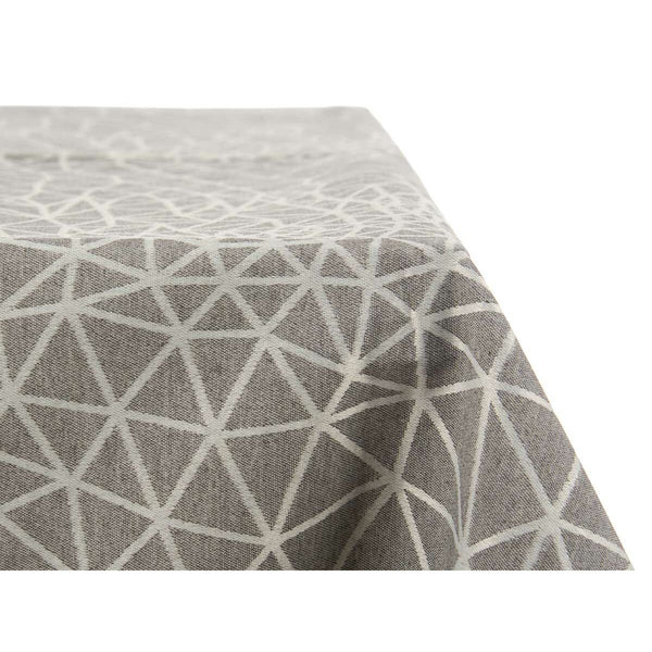 Tischdecke Kinvara BABEL GRIS 48 Weiß Grau Jacquard