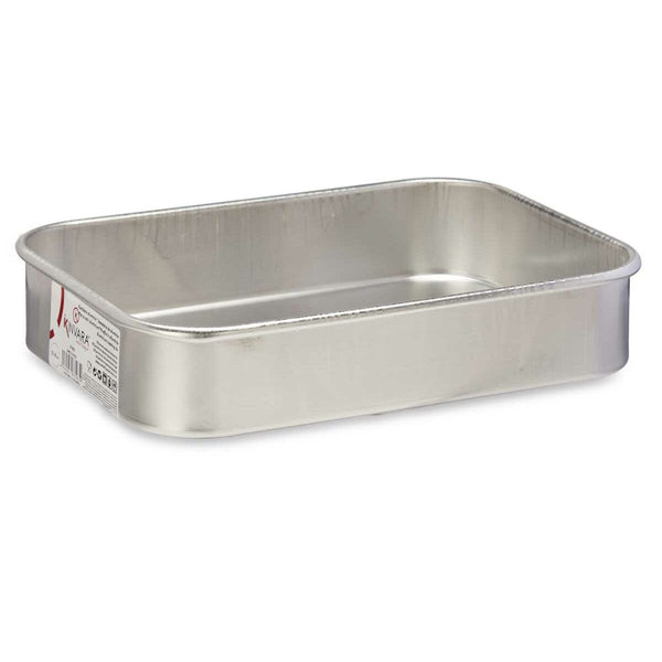 Backofenform Kinvara Silberfarben Silber Aluminium 26 X 5 X 19 CM