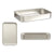 Backofenform Kinvara Silberfarben Silber Aluminium 23,5 x 6 x 36 cm 36 x 6 x 23,5 cm