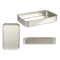 Backofenform Kinvara Silberfarben Silber Aluminium 26 x 6,5 x 41 cm 41 x 6,5 x 26 cm