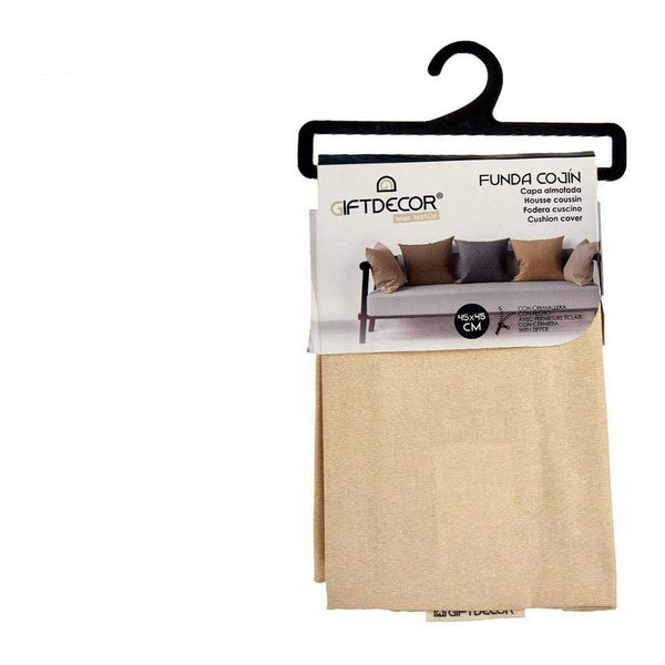 Kissenbezug Gift Decor Beige Creme 45 x 0,5 x 45 cm 60 x 0,5 x 60 cm