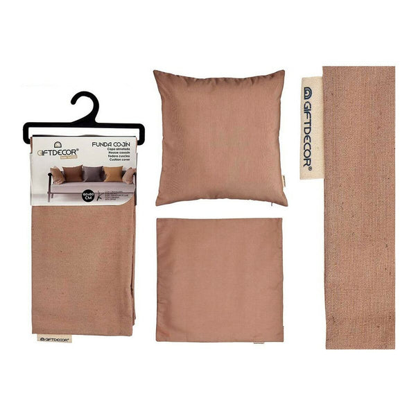 Kissenbezug Gift Decor Braun 45 x 0,5 x 45 cm 60 x 0,5 x 60 cm