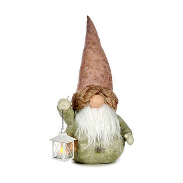 Deko-Figur Licht Laterne Kobold 21,5 x 53 x 27 cm Grau Rosa Harz