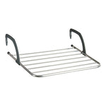 Wäscheständer Kipit WR1013D Weiß Silberfarben Hellgrau Dunkelgrau Aluminium Kunststoff 62,5 x 50 x 16,5 cm