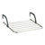 Wäscheständer Kipit WR1013D Weiß Silberfarben Hellgrau Dunkelgrau Aluminium Kunststoff 62,5 x 50 x 16,5 cm