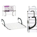 Wäscheständer Kipit WR1013D Weiß Silberfarben Hellgrau Dunkelgrau Aluminium Kunststoff 62,5 x 50 x 16,5 cm