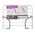 Wäscheständer Kipit WR1013D Weiß Silberfarben Hellgrau Dunkelgrau Aluminium Kunststoff 62,5 x 50 x 16,5 cm