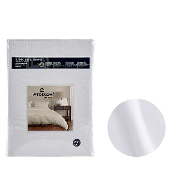 Bettwäsche-Set Gift Decor Weiß 3 Stücke