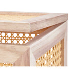 Truhensatz Gift Decor natürlich Paulonia-Holz 43 x 25 x 23 cm 50 x 32 x 28 cm 57 x 33 x 39 cm 3 Stücke