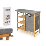 Bügelbrett Kipit 1443FL BAMBOO.2 Grau Stoff Bambus