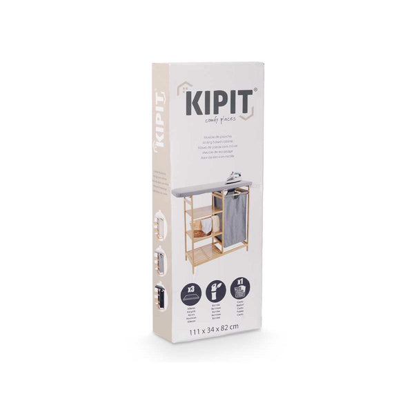 Bügelbrett Kipit 1443FL BAMBOO.2 Grau Stoff Bambus