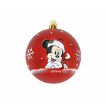 Weihnachtsbaumkugel Mickey Mouse Happy smiles 10 Stück Rot Kunststoff (Ø 6 cm)