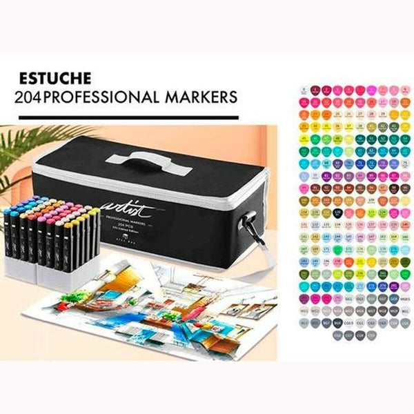 Marker-Set Alex Bog 204 Stücke (Restauriert D)