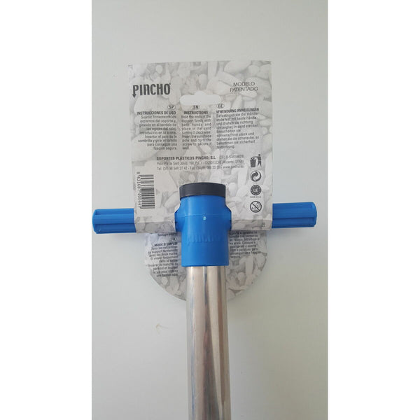 Dornständer für Sonnenschirm Gelb Blau Rot Aluminium 32 x 16,5 x 6,5 cm Ø 25 mm