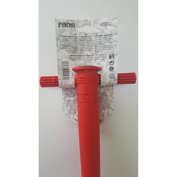 Dornständer für Sonnenschirm Aluminium Rot Blau Pistazienfarben Silber Gelb Marineblau (32 x 16,5 x 6,50 cm)