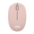 Drahtlose optische Maus Nilox Schwarz Rosa