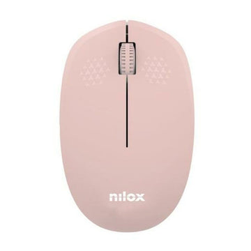 Drahtlose optische Maus Nilox Schwarz Rosa