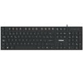 Tastatur Nilox NXKBE000012 Schwarz Qwerty Spanisch