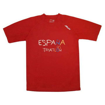 Herren Kurzarm-T-Shirt Joluvi Math Rot