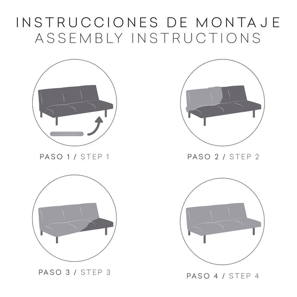 Sofabezug Eysa ULISES Lila 140 x 100 x 200 cm