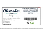 Bezug für Chaiselongue mit kurzem Arm links Eysa ROC Hellgrau 120 x 120 x 360 cm