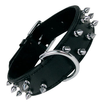 Hundehalsband Gloria Schwarz Spieße 60 cm