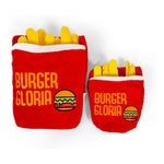 Kuscheltier für Hunde Gloria Rot Polyester Polypropylen Frittierte Kartoffeln