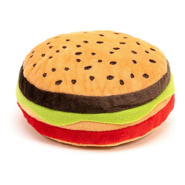 Kuscheltier für Hunde Gloria Hamburdog Bunt Polyester Polypropylen Hamburger 14 x 6 cm