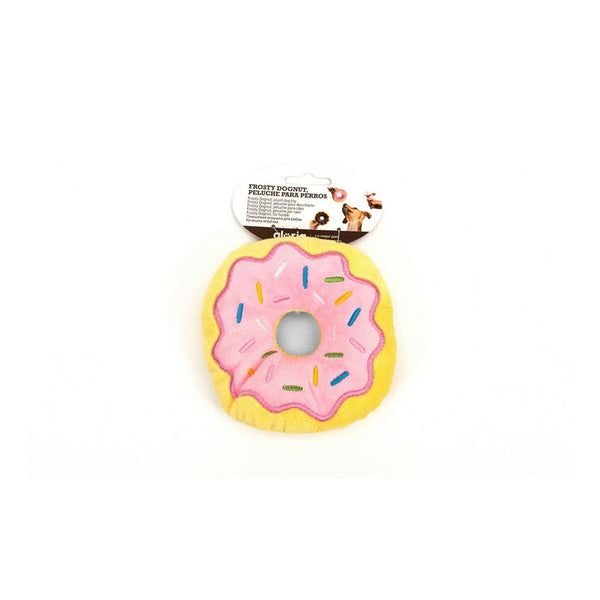 Kuscheltier für Hunde Gloria Frosty 3 x 5 x 14 cm Donut Rosa