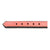 Hundehalsband Gloria Polsterung Koralle 30 cm (30 x 1,5 cm)