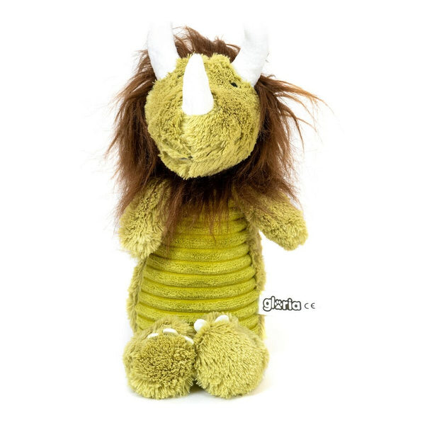 Kuscheltier für Hunde Gloria grün Ocker Polyester Polypropylen Monster