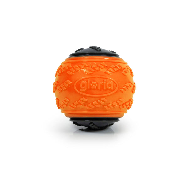 Ball für Haustiere Gloria PLAY AND RUN Orange TPR L 8,89 cm