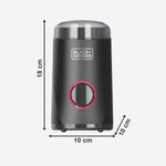 Elektromühle Black & Decker BXCG152E Schwarz 150 W