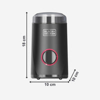 Elektromühle Black & Decker BXCG152E Schwarz 150 W